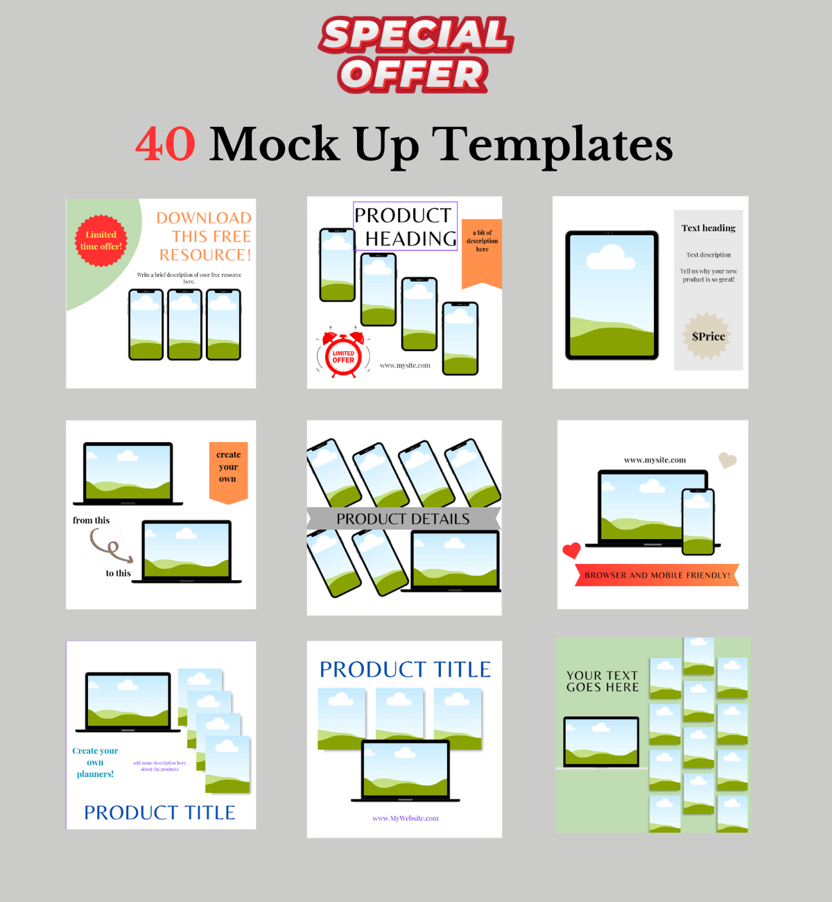 Faceless Social Media Templates