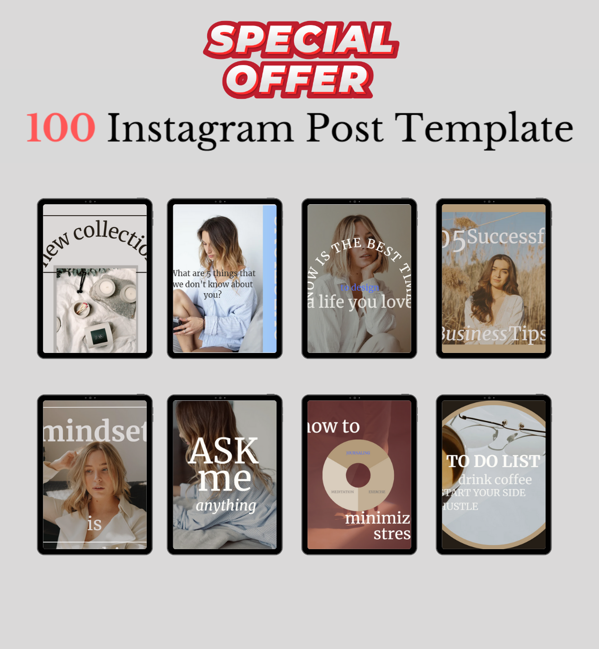 Faceless Social Media Templates